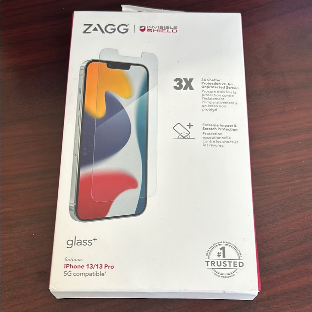 ZAGG Invisible Shield Glass+ iPhone 13/13 Pro NWT Factory Sealed